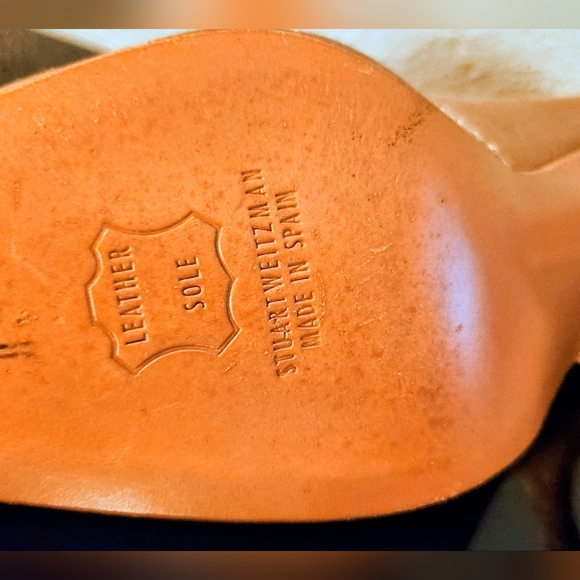 Stuart Weitzman Elegant Tan Women's Heels - Picture 4 of 7